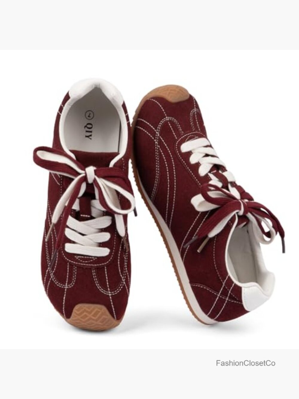 Wide Toe Fashion Sneakers Lightweight Tennis Shoes Lace Up Comfortable - Picture 6 of 7